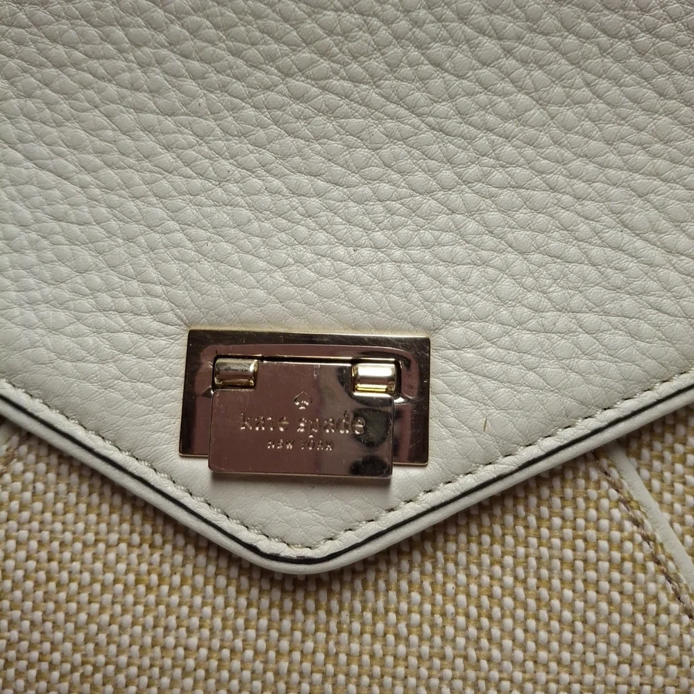 Kate Spade Laurel Wesley Place Convertible Crossbody Satchel 14"×9" - Picture 2 of 9